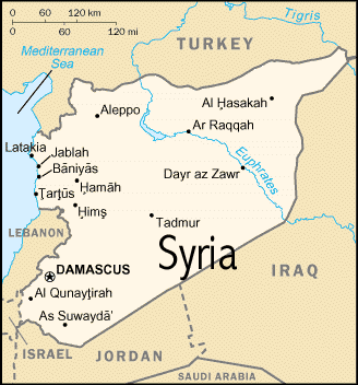 Map of Syria